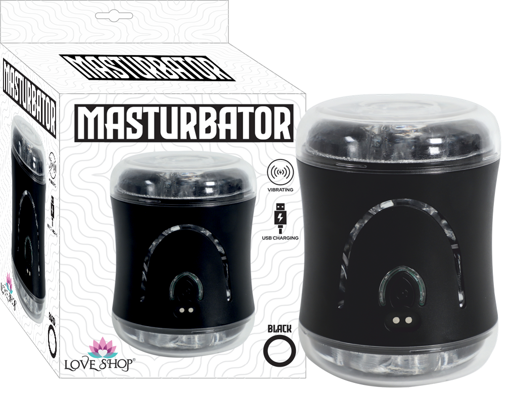 USB ŞARJLI MASTURBATOR - LS-0811 BLACK