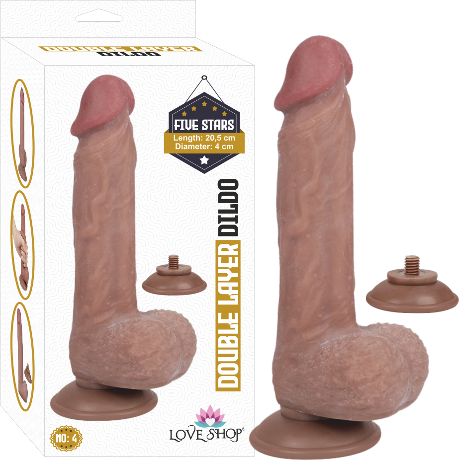 DOUBLE LAYER DİLDO - LS-ZZ-050