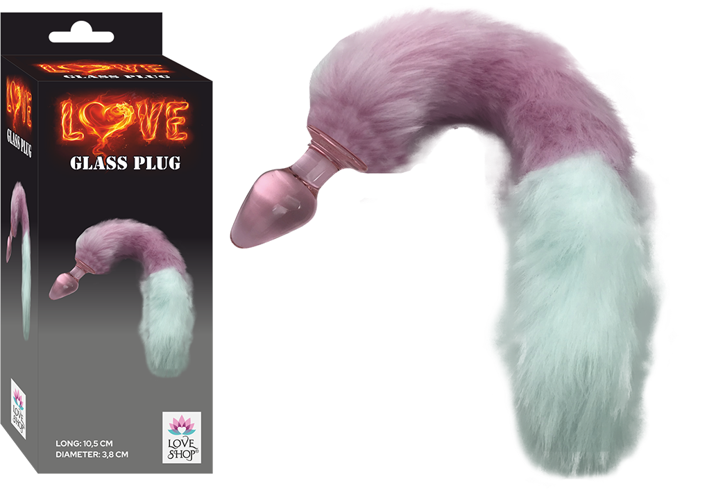 LOVE GLASS PLUG - LS-1169 PİNK